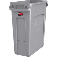 Slim Jim&reg; Vented Containers, Deskside, Polyethylene, 16 US gal. Dufferin Supply