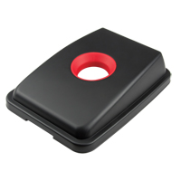 Waste Classification - Lid, Open Lid, Plastic, Fits Container Size: 17-1/4" x 12-1/2" Dufferin Supply