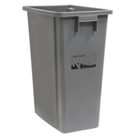 Recycling & Garbage Bin, Plastic, 16 US gal. Dufferin Supply