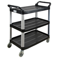 Chariot utilitaire, 3 tiers, 19-3/4" x 37-1/2" x 40-1/4", Capacit&eacute; 250 lb Dufferin Supply