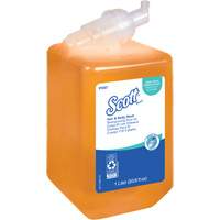 Savon pour le corps et les cheveux Essential de Scott, 1000 ml, Fraîcheur, Bouteille Dufferin Supply
