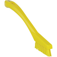 Brosse &agrave; recoins, Soies Ferme, Longueur de 8", Jaune Dufferin Supply