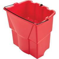 Seau optionnel Wavebrake pour eau sale, Capacit&eacute; de 4.5 gal. US (18 pintes), Rouge Dufferin Supply