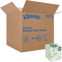 Papiers-mouchoirs Naturals Boutique* de Kleenex, 2 pli, 7,8" lo x 8,3" la, 95 feuilles/boîte Dufferin Supply