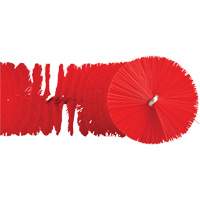 Hooked Brush, Medium/Stiff Bristles, 15-1/2" Long, Red Dufferin Supply