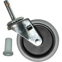 Roulette &agrave; tige de rechange pour chariot Rubbermaid Dufferin Supply