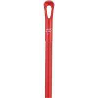 Ultra Hygiene Handle, Broom/Scraper/Squeegee, Red, Ergonomic, 59" L Dufferin Supply