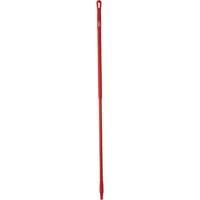 Handle, Broom/Scraper/Squeegee, Red, Ergonomic, 59" L Dufferin Supply