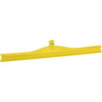 Single Blade Ultra Hygiene Squeegee, 24", Yellow Dufferin Supply