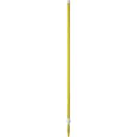 Manche de brosse pour plateforme, Brosse/Support &agrave; tampon, Jaune, T&eacute;lescopique, 62"-113" lo Dufferin Supply