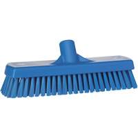 Brosse &agrave; r&eacute;curer pour planchers et murs, Crins Ferme, 12", Polyester, Bleu Dufferin Supply