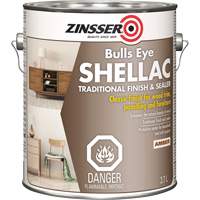 Zinsser&reg; Bulls Eye&reg; Shellac Sealer, Amber, 3.7 L Dufferin Supply