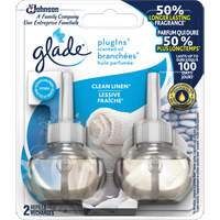 Glade&reg; PlugIns&reg; Scented Oil Refills, Clean Linen&reg;, Cartridge Dufferin Supply