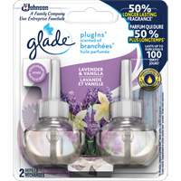 Glade&reg; PlugIns&reg; Scented Oil Refills, Lavender & Vanilla, Cartridge Dufferin Supply