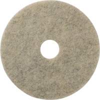 Porko Plus Floor Pads, 19", Buffing/Burnishing, Beige Dufferin Supply