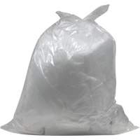 Industrial Garbage Bags, Strong, 26" W x 36" L, 0.9 mils, Clear, 45 L (12 Gal.) Capacity Dufferin Supply