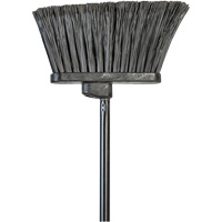 Angled Broom with Metal Handle, 48" Long Dufferin Supply