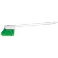 Long Handle Detail Brush, 20" L, PVC Bristles, Green Dufferin Supply