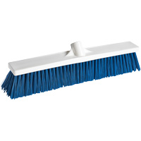 Foodservice Push Broom, Medium Bristles, 18", Polypropylene, White Dufferin Supply