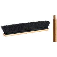 Balai-brosse avec manche, 18", Moyen, Soies Tampico Dufferin Supply