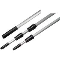 3-Piece Extension Handle, Aluminum, Telescopic, Threaded Taper Tip, 1" Diameter, 360" Length Dufferin Supply