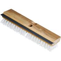 Utility Scrub Brush & Squeegee, 11" L, Polypropylene Bristles, White Dufferin Supply