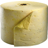 Tampon absorbant pour produits chimiques, Lourd, 150' lo x 15,25" la, Absorption 35,9 gal Dufferin Supply