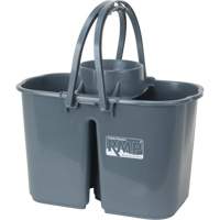 Mop Pail & Wringer, Strainer, 3.75 US Gal.(15 Quart), Grey Dufferin Supply