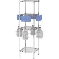 PPE Sanitizing Tree with Shelves Dufferin Supply