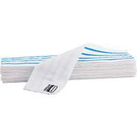 Disposable Mop Pad, Hook and Loop Style, Microfibre, 18" L x 4" W Dufferin Supply