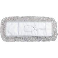 Vadrouille &agrave; &eacute;pousseter, Style &agrave; attacher, Coton, 18" lo x 5" la Dufferin Supply