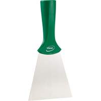 Handle-Mounted Stainless Steel Scraper, Green, 4" W x 8" L Dufferin Supply