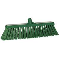 Heavy-Duty Push Broom, Stiff Bristles, 20", Polyester, Green Dufferin Supply
