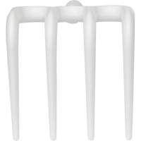 Hygienic Rake, Plastic, White Dufferin Supply