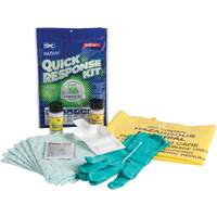 Trousse dintervention rapide pour d&eacute;versements de produits chimiques Hazwik, Mati&egrave;res dangereuses, Sac, Absorbance de 0,33 gal. US Dufferin Supply