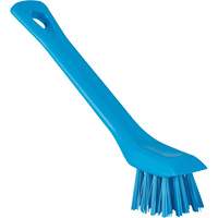 Brosse avec rebord grattoir, Soies Ferme, Longueur de 6", Bleu Dufferin Supply