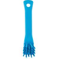 Brosse avec rebord grattoir, Soies Ferme, Longueur de 6", Bleu Dufferin Supply