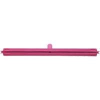 Double Blade Ultra Hygiene Floor Squeegee, 24", Pink Dufferin Supply