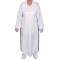 Tablier Top Dog de 6 mil, Polyur&eacute;thane, 45" lo x Blanc Dufferin Supply