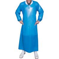 Top Dog 6 Mil. Gown, Large, Blue, Polyurethane JP446 | Dufferin Supply