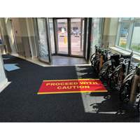 Tapis dentr&eacute;e Supreme Knob, Essuie-pieds/grattoir, 3-1/2' x 6' x 7/16", Charbon Dufferin Supply
