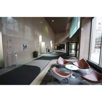 Tapis dentr&eacute;e Supreme Knob, Essuie-pieds/grattoir, 3-1/2' x 6' x 7/16", Charbon Dufferin Supply