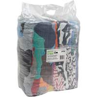 Recycled Material Wiping Rags, Cotton, Mix Colours, 25 lbs. Dufferin Supply