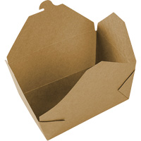 Kraft Take Out Food Containers, Corrugated, Recantgular JP922 | Dufferin Supply