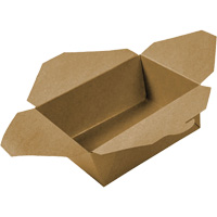 Kraft Take Out Food Containers, Corrugated, Recantgular JP923 | Dufferin Supply
