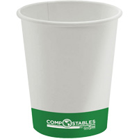 Single Wall Hot/Cold Compostable Paper Cups, 8 oz., Multi-Colour JP927 | Dufferin Supply
