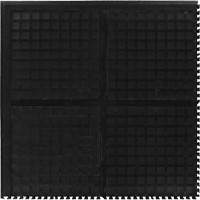 Hog Heaven III Comfort Modular Centre Tile, Corrugated, 3' x 3' x 3/4", Black, Nitrile Dufferin Supply
