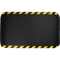 Tapis Hog Heaven, Losange, 3' x 5' x 5/8", Noir/Jaune, Nitrile Dufferin Supply