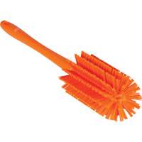 Medium Brush with Handle, Stiff Bristles, 17" Long, Orange JQ188 | Dufferin Supply