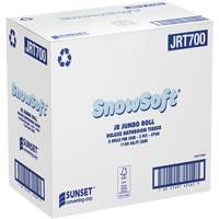 Snowsoft Deluxe Bathroom Tissue, Jumbo Roll, 2 Ply, White Dufferin Supply
